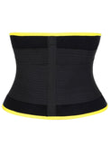 Flat Out Yellow Detachable Bone Back Waist Cincher Big Size Meticulous Design