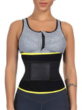Flat Out Yellow Detachable Bone Back Waist Cincher Big Size Meticulous Design