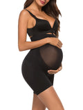 Perfect Curves Black Seamless Pregnant Shaper Sheer Mesh Super Trendy