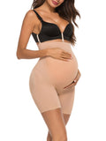 Perfect Curves Black Seamless Pregnant Shaper Sheer Mesh Super Trendy