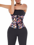 Shaping Camo Print Latex Waist Trainer Sling-Belt Fat Burner