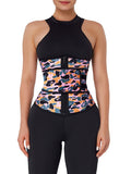 Shaping Camo Print Latex Waist Trainer Sling-Belt Fat Burner