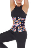 Shaping Camo Print Latex Waist Trainer Sling-Belt Fat Burner