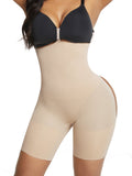 Contour Black Panty Shaper Hollow Out Solid Color Body Shaper