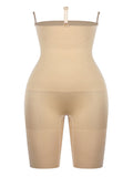 Contour Black Panty Shaper Hollow Out Solid Color Body Shaper