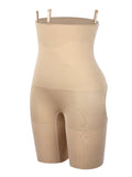 Contour Black Panty Shaper Hollow Out Solid Color Body Shaper