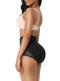Seamless Plus Size Butt Lifter Lace Trim Shaping Comfort