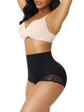 Seamless Plus Size Butt Lifter Lace Trim Shaping Comfort