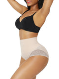 Seamless Plus Size Butt Lifter Lace Trim Shaping Comfort
