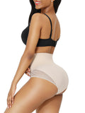 Seamless Plus Size Butt Lifter Lace Trim Shaping Comfort