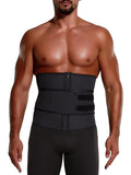 Black Big Size Latex Waist Trainer 7 Steel Bones High Power