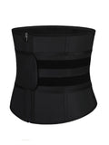 Black Big Size Latex Waist Trainer 7 Steel Bones High Power