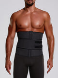 Black Big Size Latex Waist Trainer 7 Steel Bones High Power