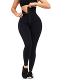 Black Hooks Waist Trainer Shapewear Leggings Figure Slimmer