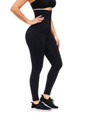 Black Hooks Waist Trainer Shapewear Leggings Figure Slimmer