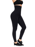 Black Hooks Waist Trainer Shapewear Leggings Figure Slimmer