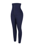 Black Hooks Waist Trainer Shapewear Leggings Figure Slimmer