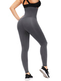 Black Hooks Waist Trainer Shapewear Leggings Figure Slimmer