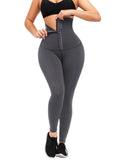 Black Hooks Waist Trainer Shapewear Leggings Figure Slimmer